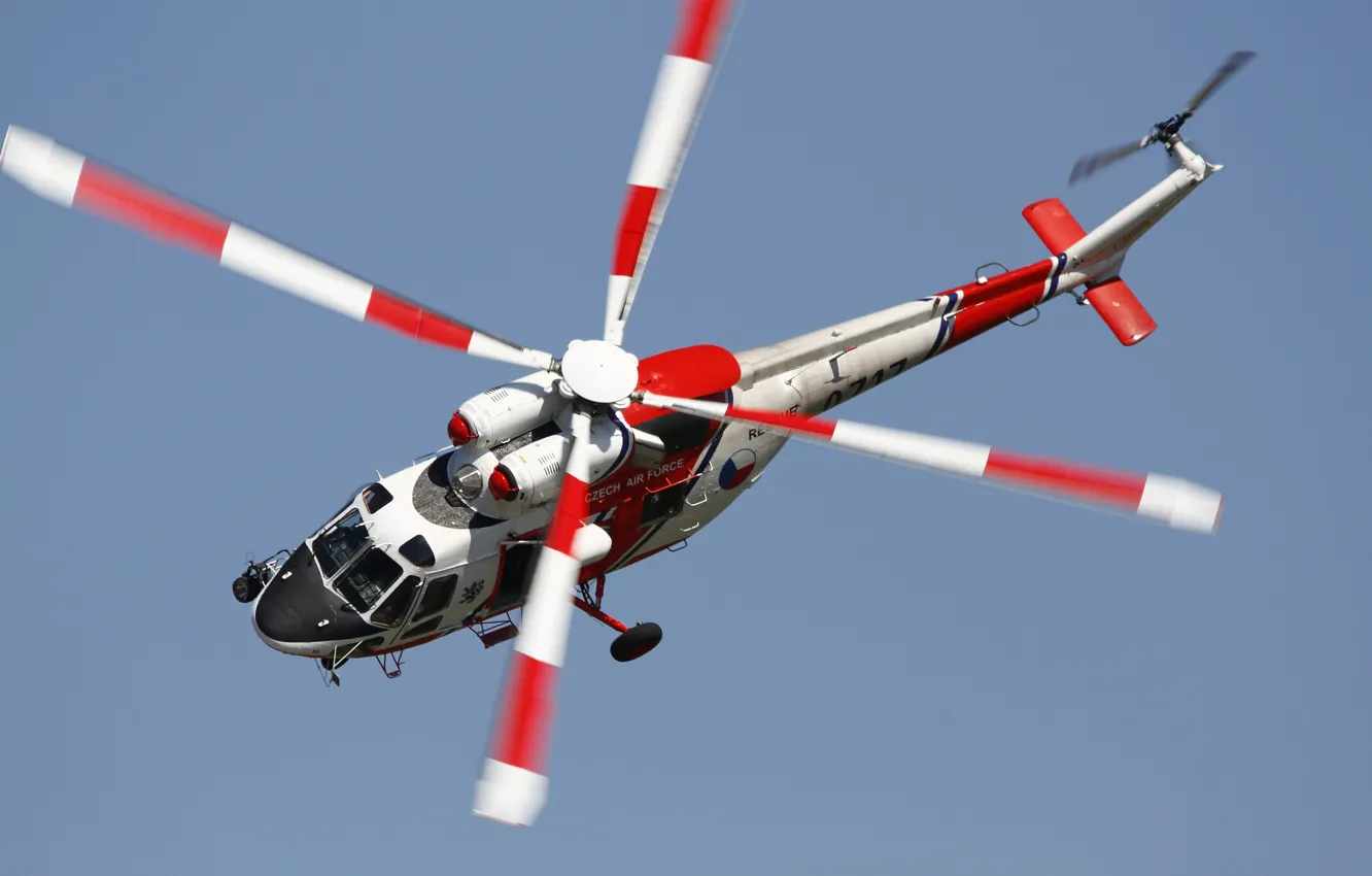 Photo wallpaper multi-purpose helicopter, Falcon, W-3A
