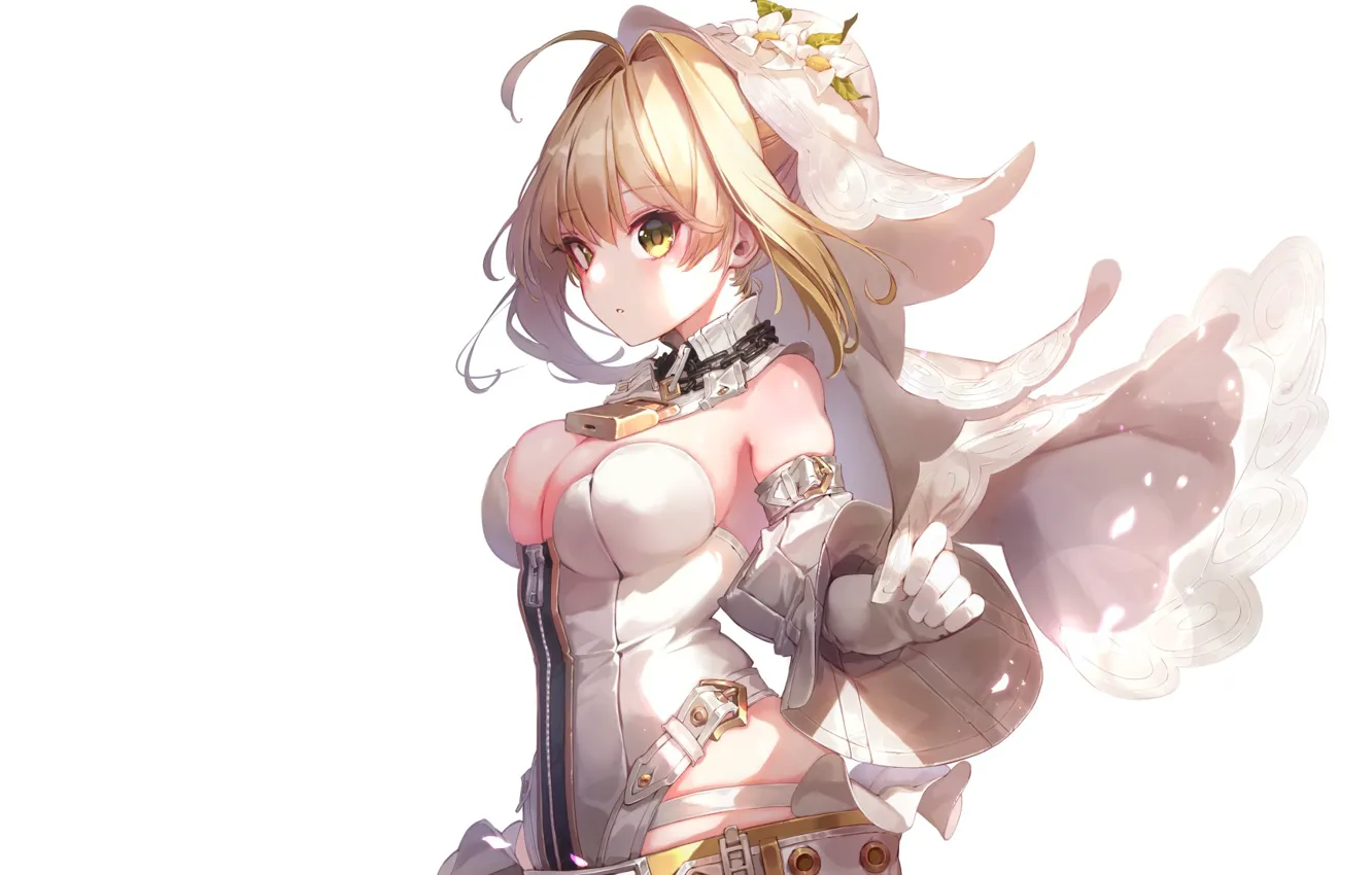 Photo wallpaper girl, anime, the saber, fate/grand order