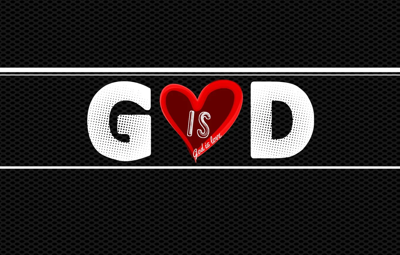 Photo wallpaper red, love, heart, texture, God, Jesus, christianity, God is love