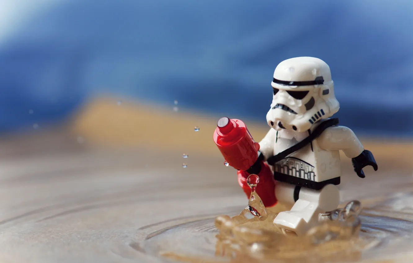 Photo wallpaper water, Star Wars, Star wars, clone, Lego