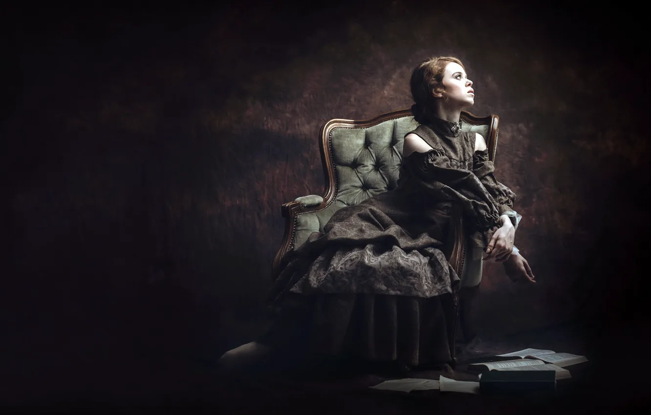 Photo wallpaper girl, pose, Sandra Plajzer