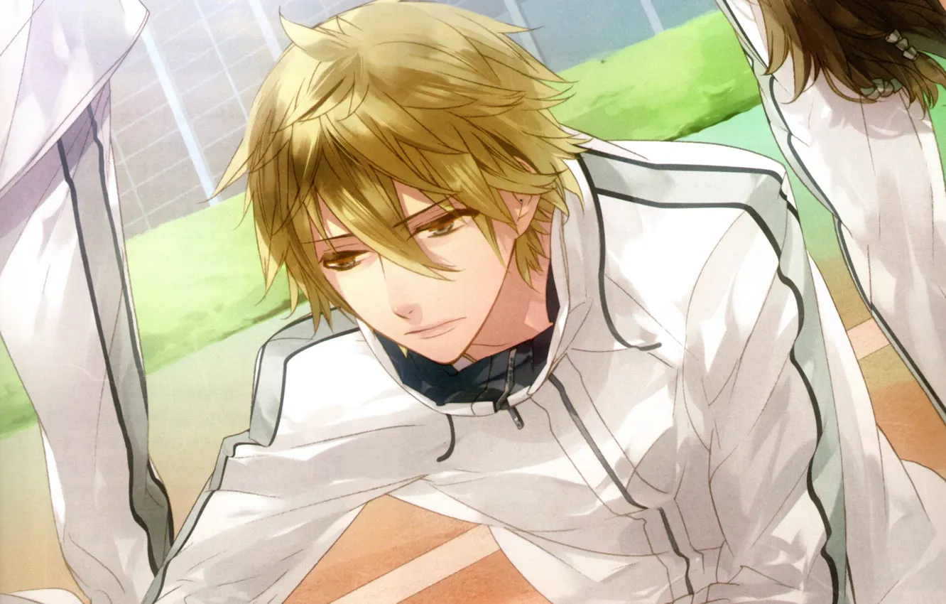 Photo wallpaper sport, guy, starry sky, Starry★Sky, visual novel, anime (2011)