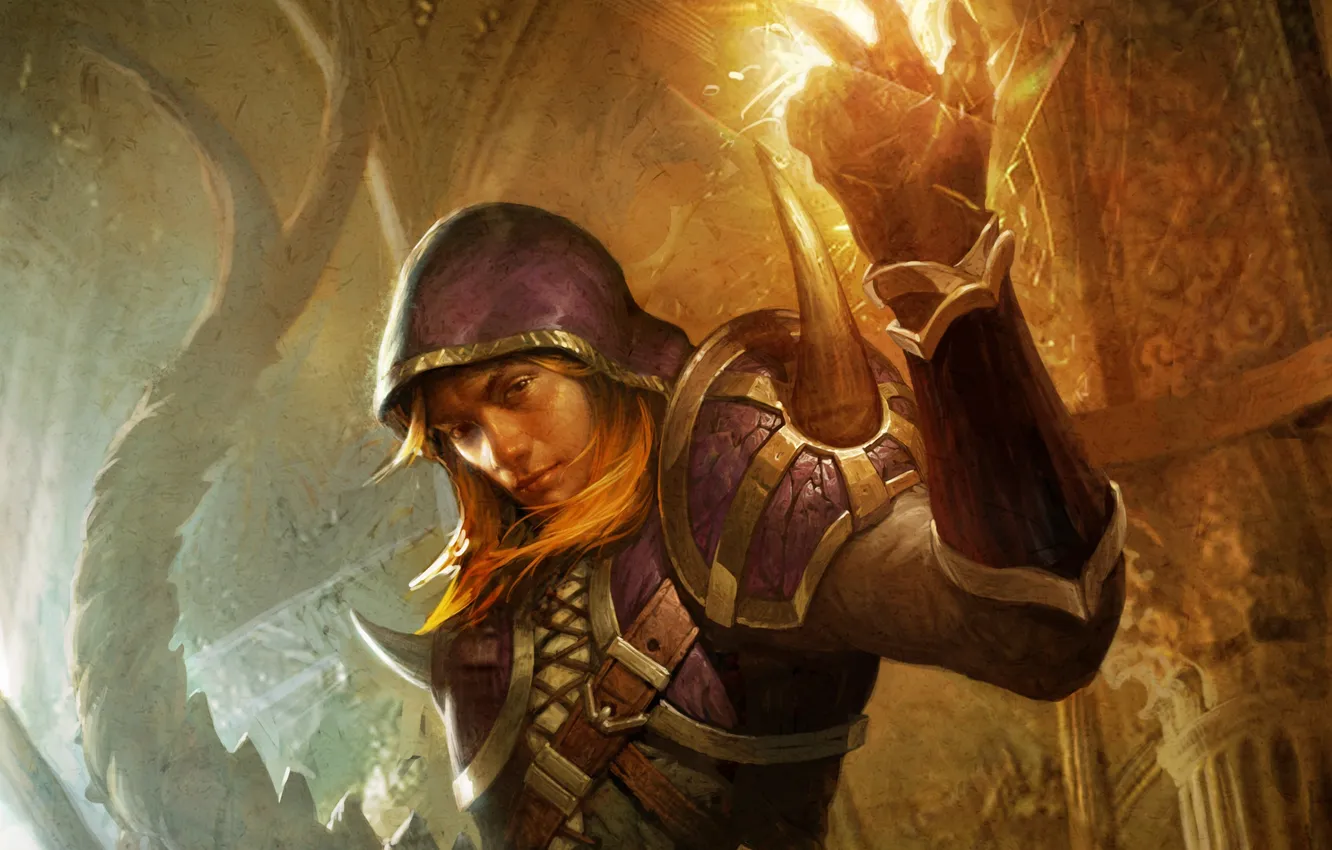 Photo wallpaper magic, monster, art, guy, the sorcerer, Legend of the Cryptids