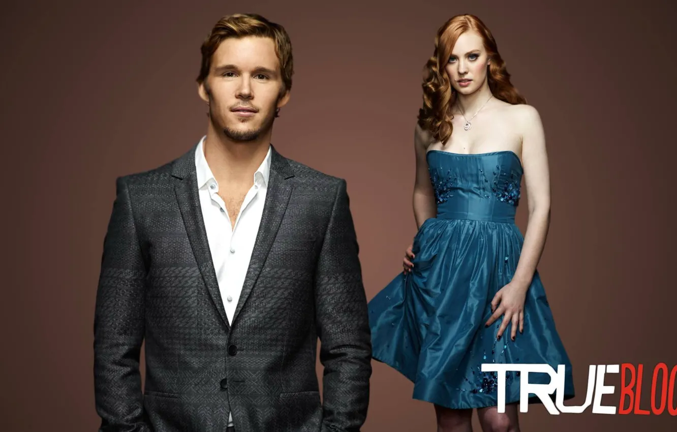Photo wallpaper True blood, Ryan Kwanten, Deborah Ann Woll