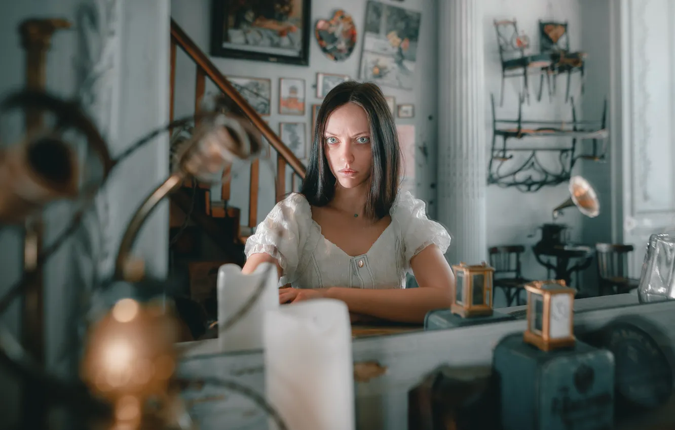 Photo wallpaper freckles, Ekaterina Mozhina, Andrey Vasilyev