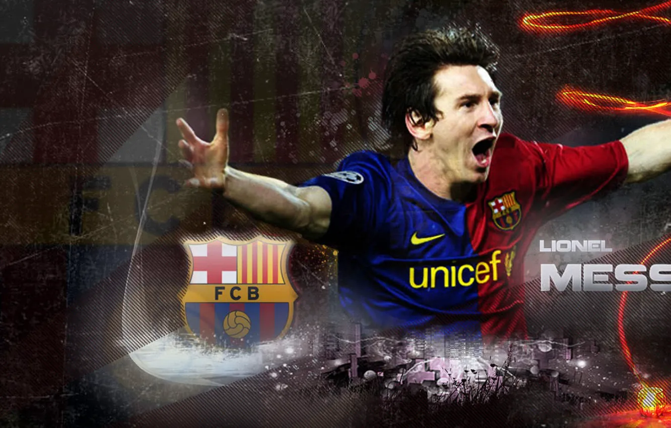 Photo wallpaper wallpaper, sport, football, Lionel Messi, player, FC Barcelona