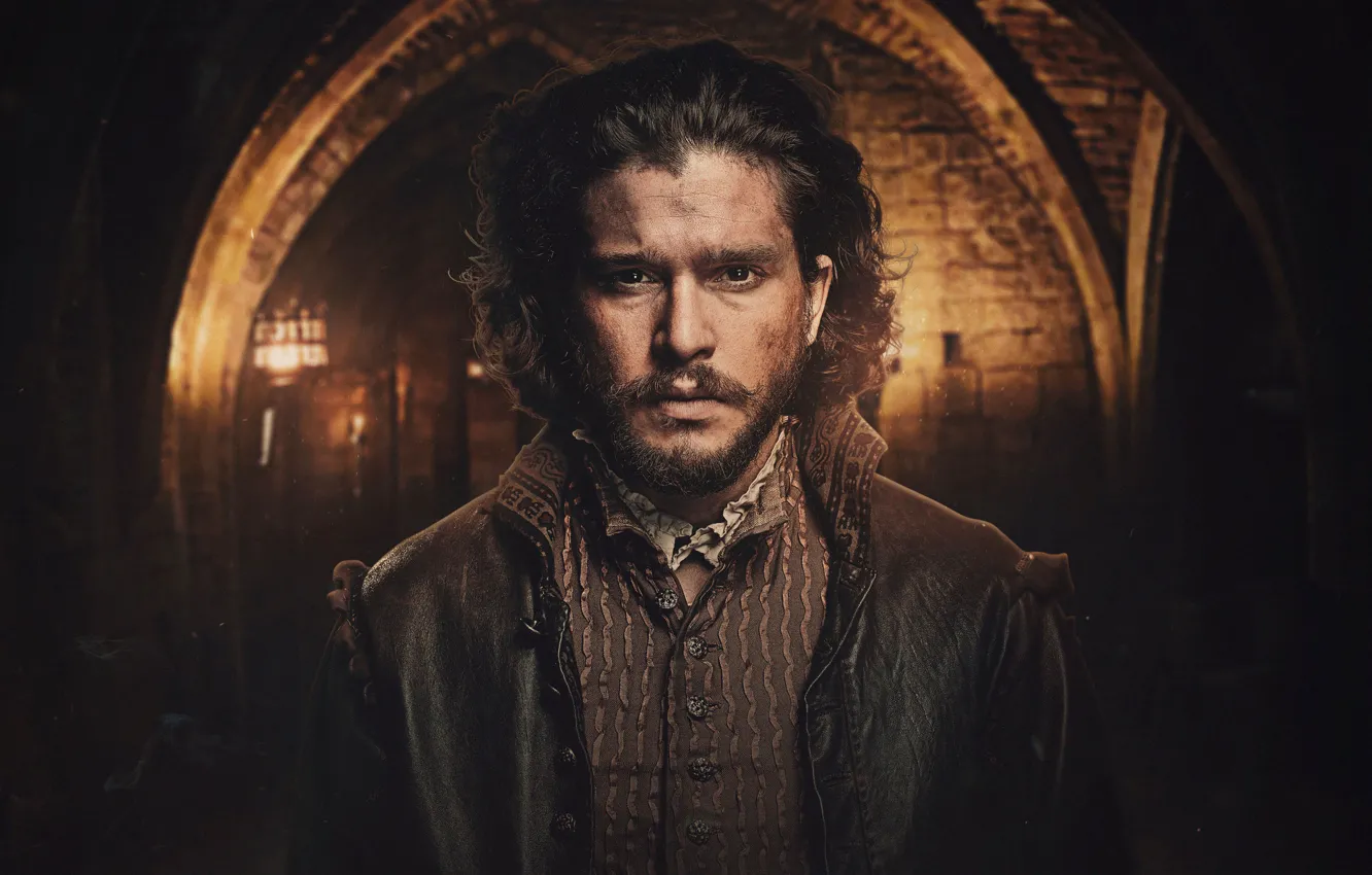 Photo wallpaper the series, poster, TV Series, Kit Harington, Kit Harington, Gunpowder, Gunpowder