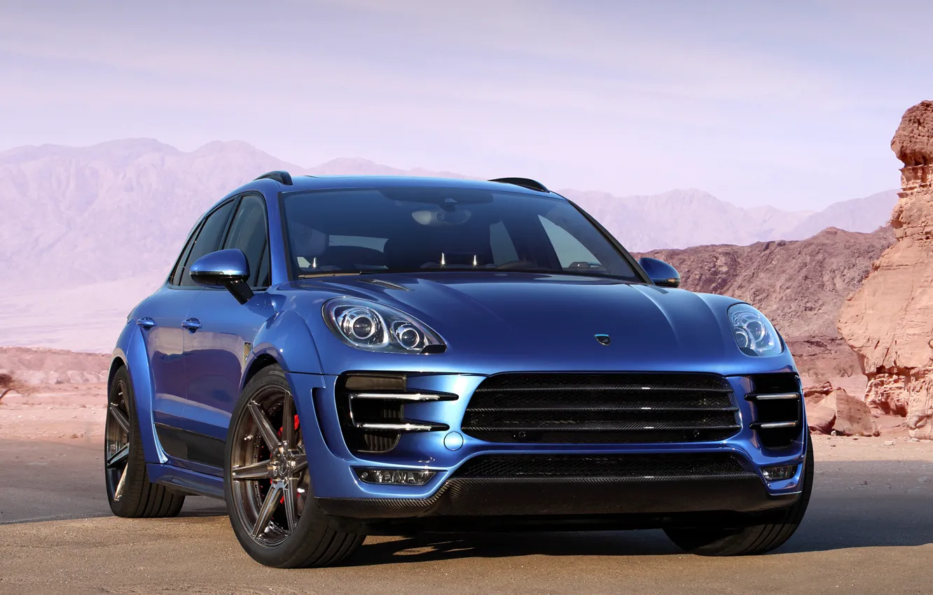 Photo wallpaper desert, Porsche, Ursa, Macan