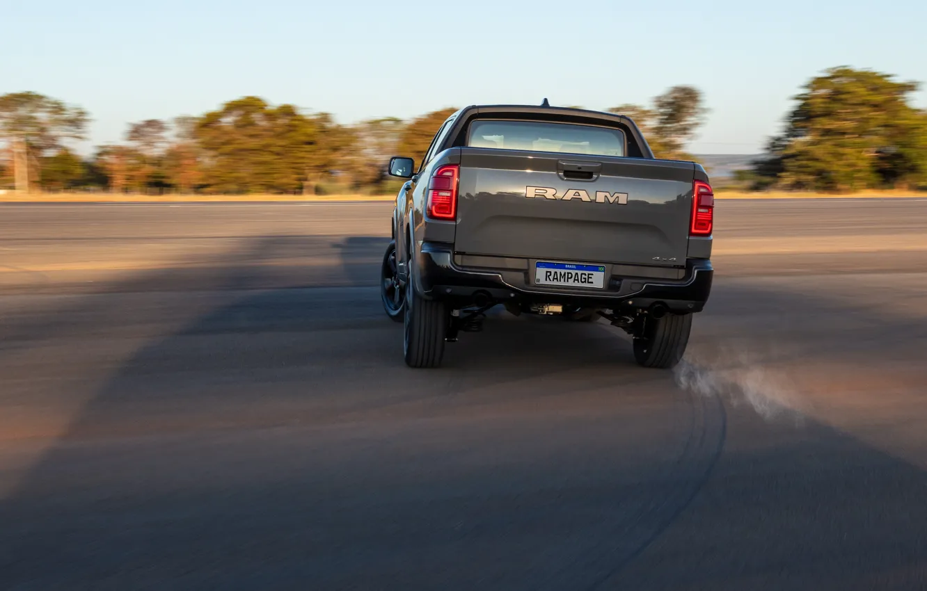 Photo wallpaper Ram, Rampage, rear view, Ram Rampage
