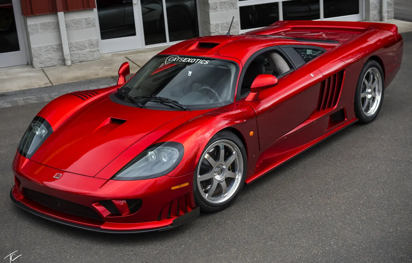 Photo wallpaper supercar, Twin Turbo, Saleen S7, manual Assembly