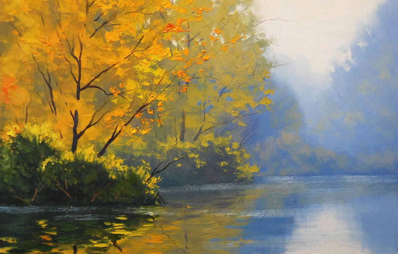 Photo wallpaper figure, art, ARTSAUS, still waters