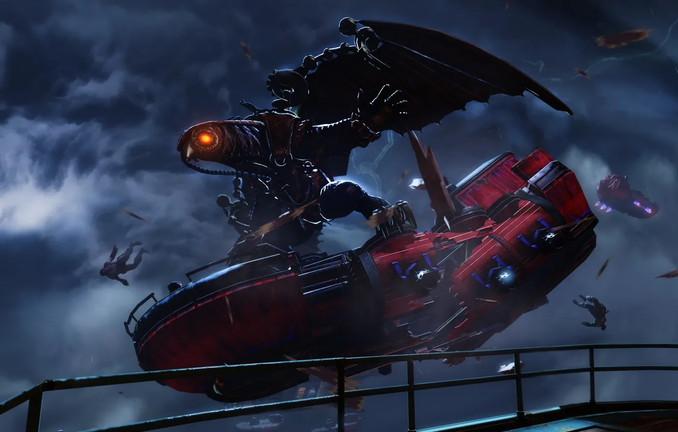 Photo wallpaper bioshock, Columbia, Nightingale, BioShock Infinite, Songbird