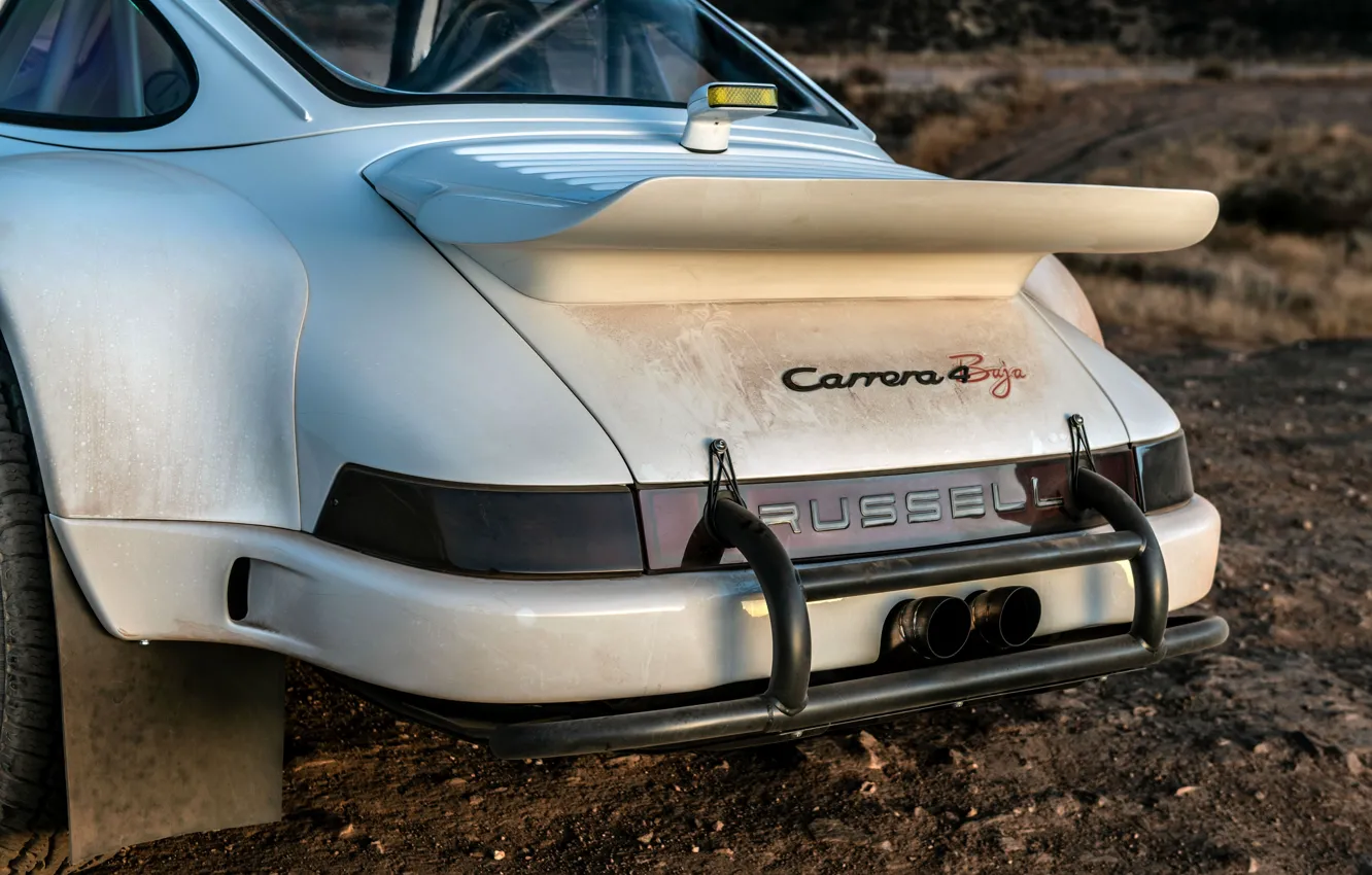 Photo wallpaper dust, wing, 911, Porsche, bumper, 964, feed, 2019
