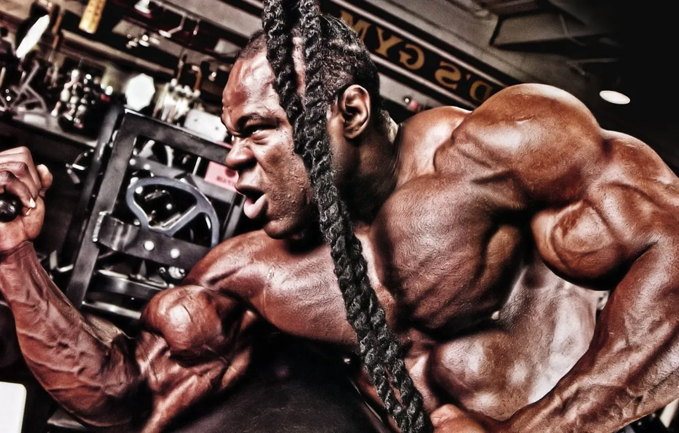 Photo wallpaper pose, muscle, muscle, gym, bodybuilder, bodybuilder, Kai Greene, Kai Greene
