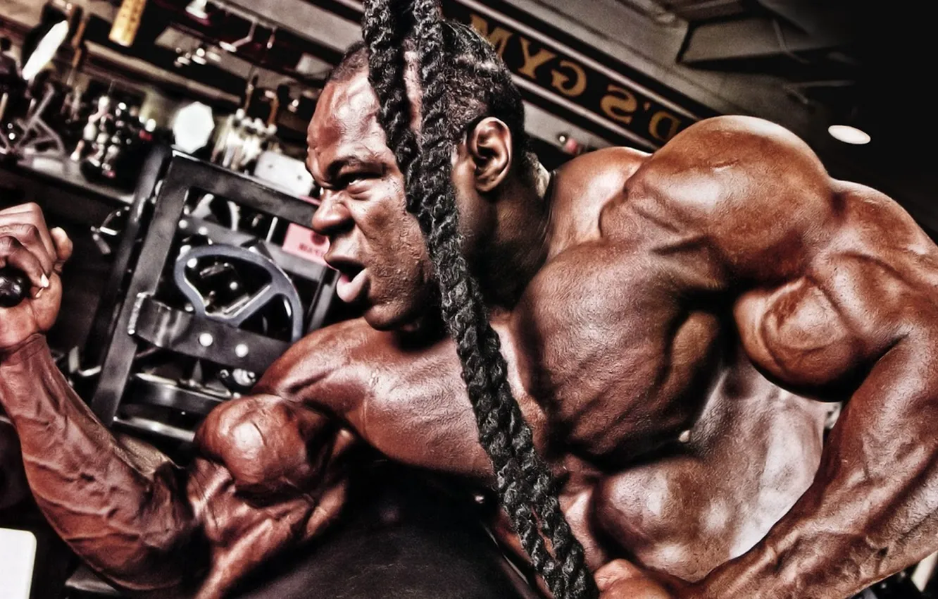 Photo wallpaper pose, Muscle, muscle, gym, bodybuilder, bodybuilder, Kai Greene, Kai Greene