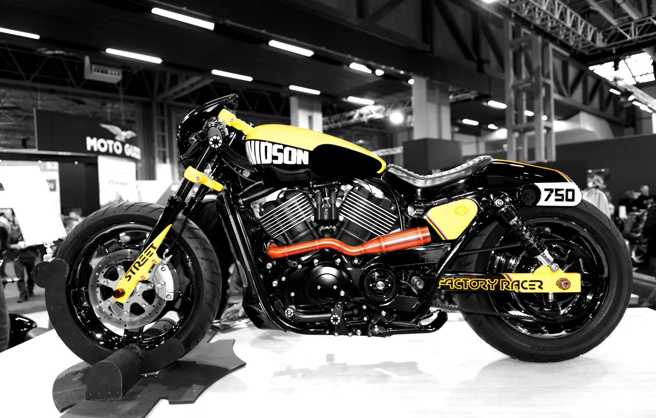 Photo wallpaper design, Harley Davidson, 750, Street Factory Racer