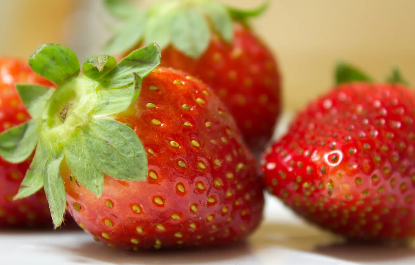 Photo wallpaper berries, food, strawberry, delicious, treat, useful, Wallpaper from lolita777