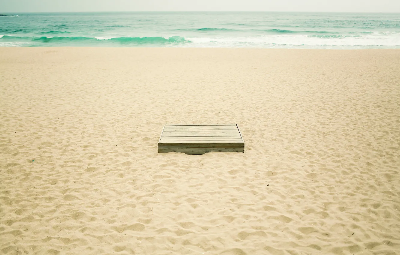 Photo wallpaper sand, sea, beach, summer, water, photo, the ocean, box