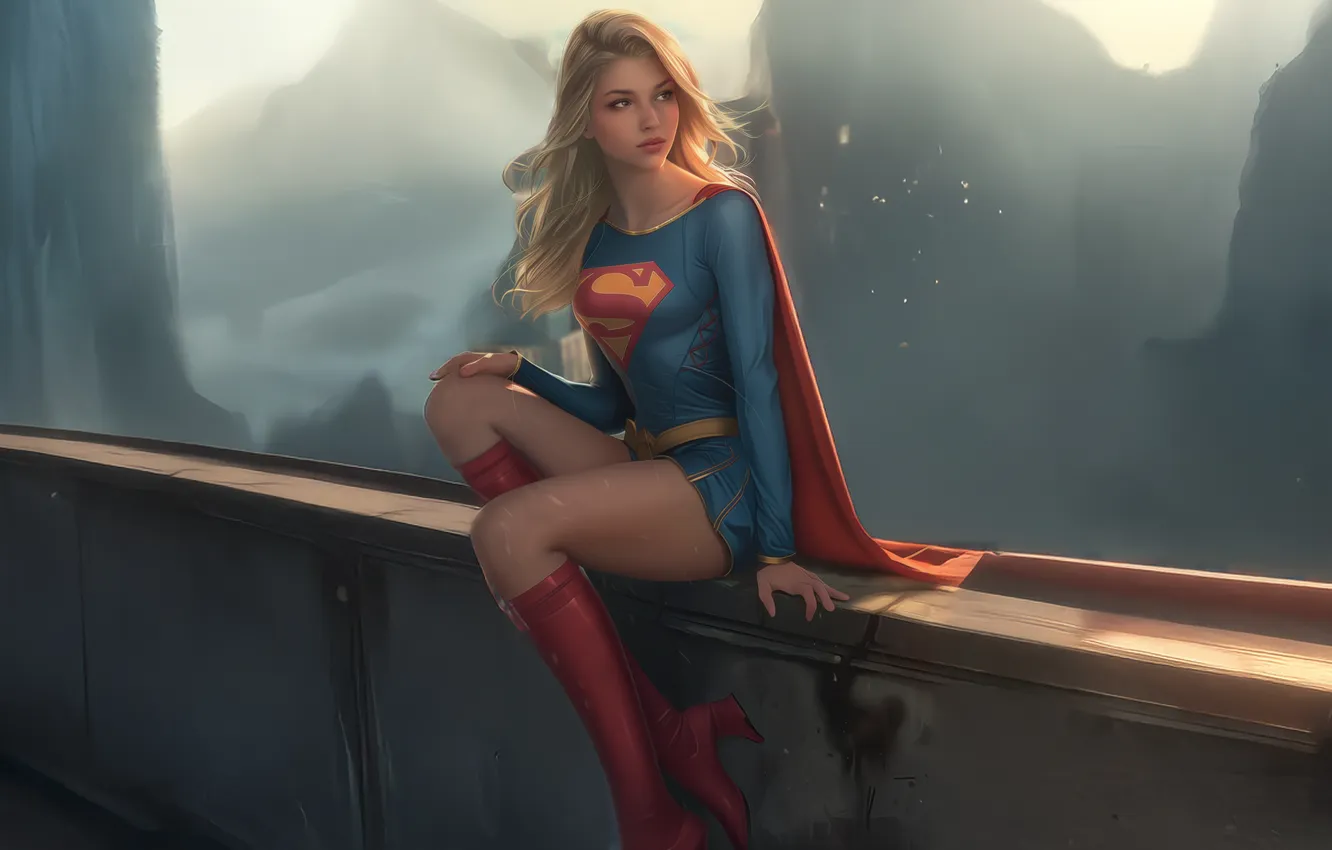 Photo wallpaper power, Supergirl, Kryptonian