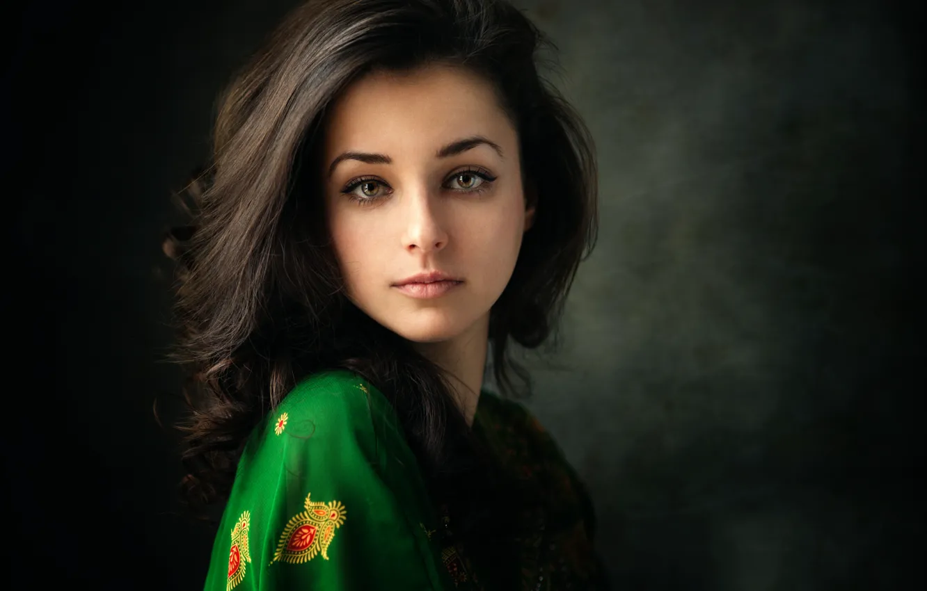 Photo wallpaper portrait, the beauty, Julia, Dennis Drozhzhin