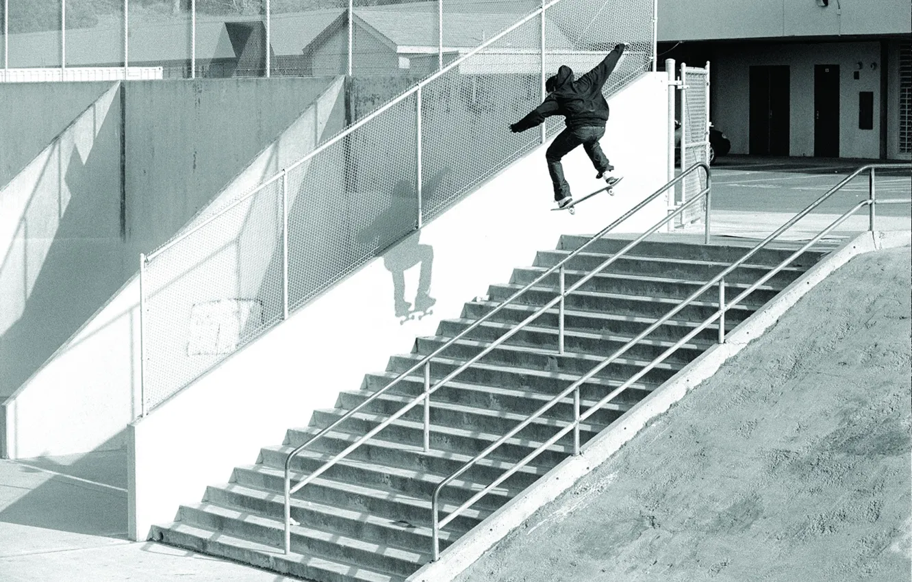 Photo wallpaper ladder, skateboarding, Ryan Smith, the piril