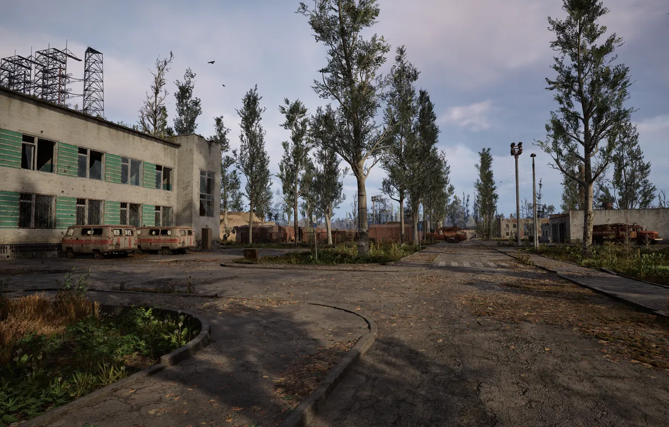 Photo wallpaper hospital, Stalker, Stalker 2, Stalker 2, S.T.A.L.K.E.R. 2: Heart of Chornobyl