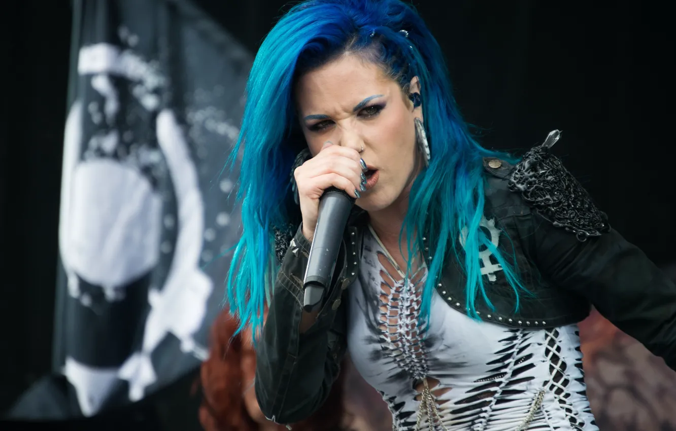 Photo wallpaper metal, Canada, Arch Enemy, Alissa White-Gluz