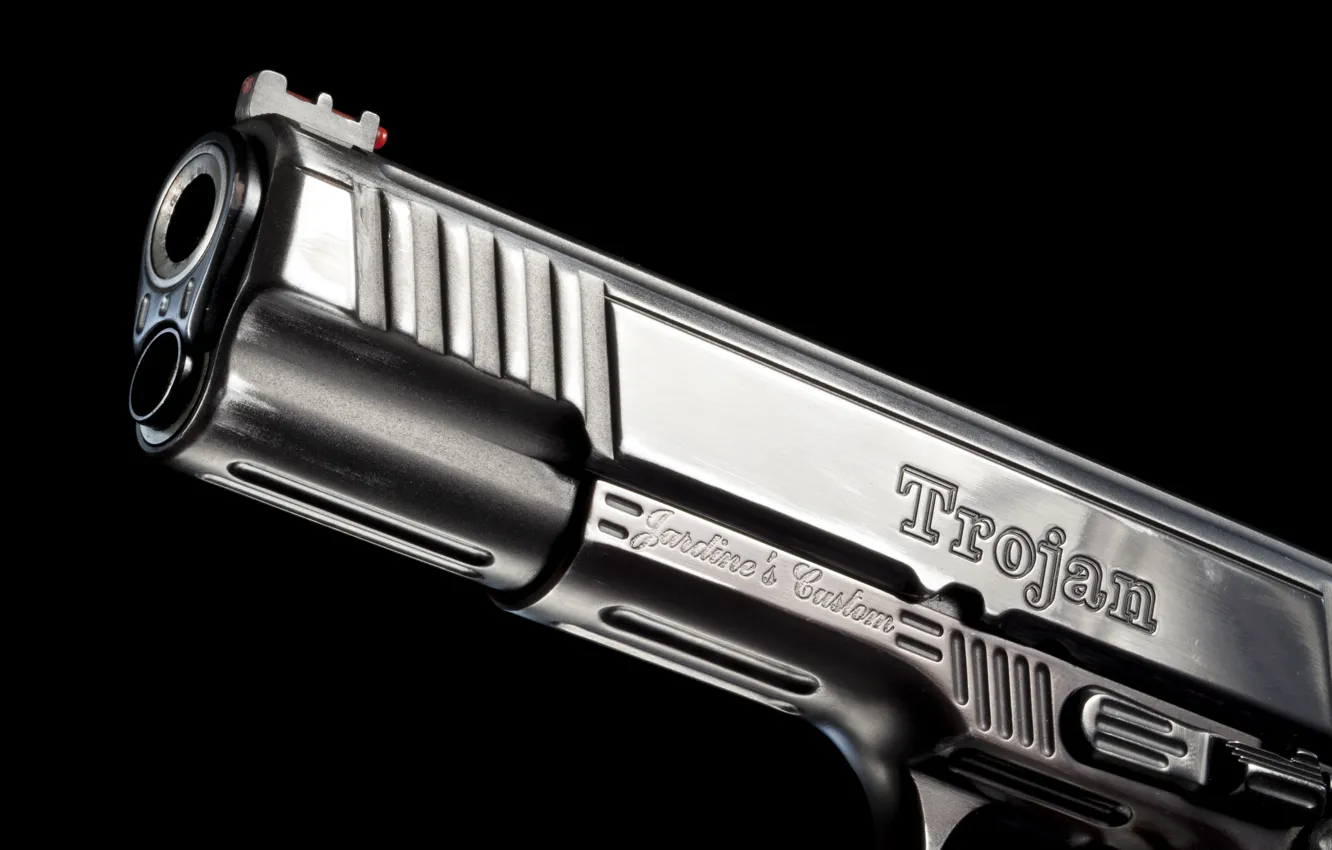 Photo wallpaper metal, gun, weapons, background, trunk