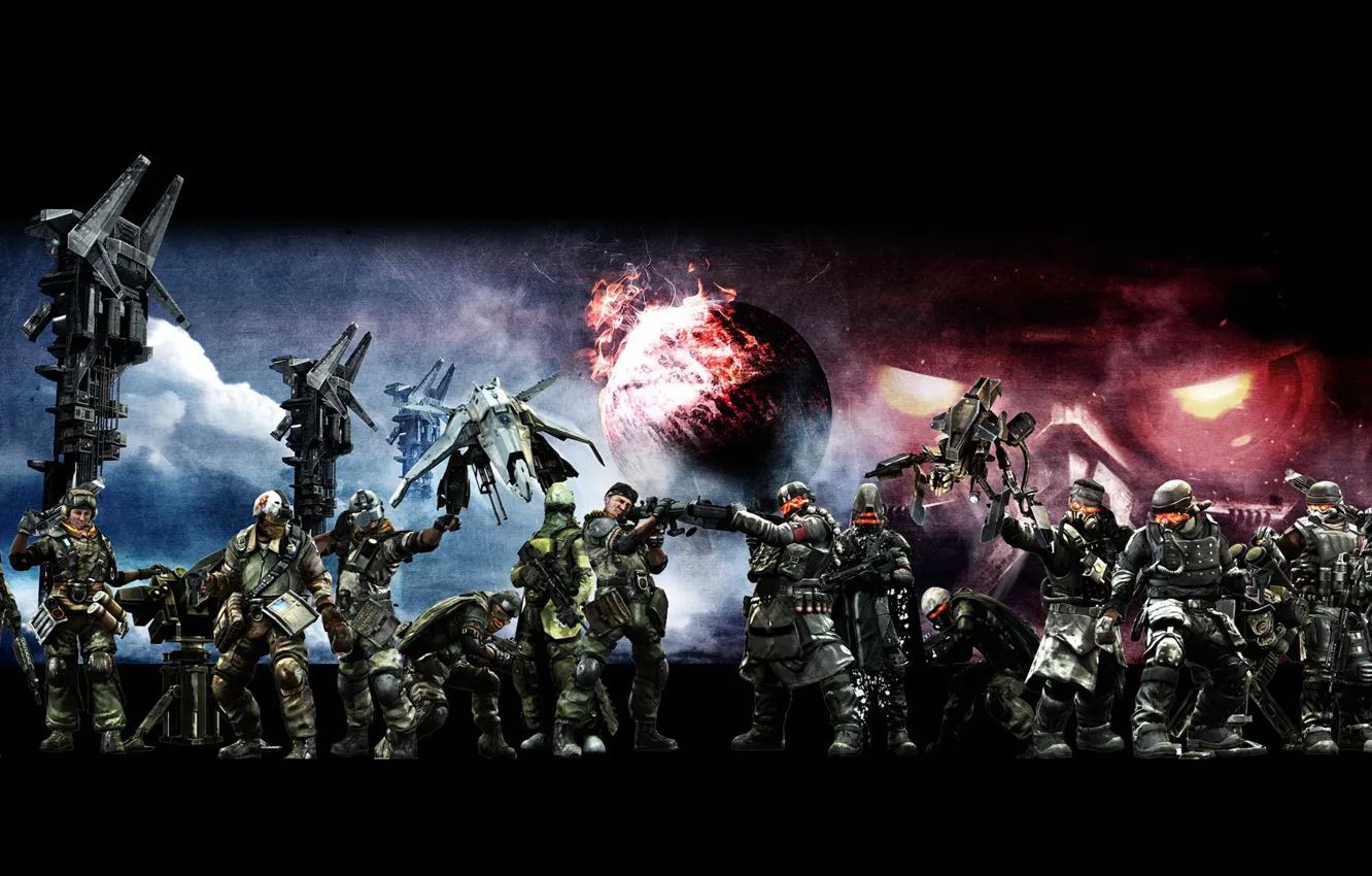 Photo wallpaper killzone, army, helghast, isa