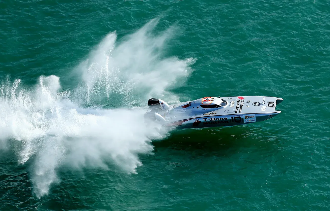 Photo wallpaper race, boat, speed