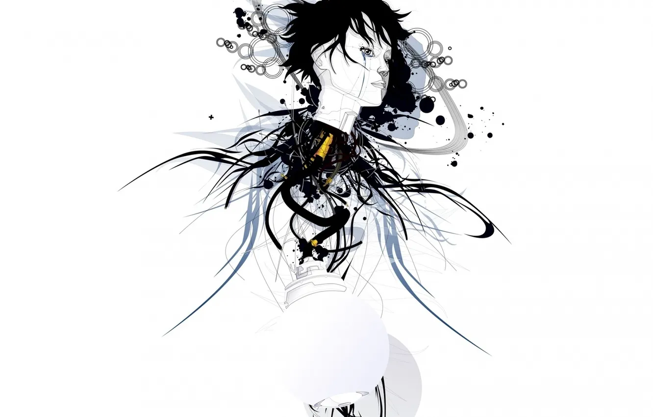 Photo wallpaper robot, art, Android, ghost in the shell, Ghost in the shell, gits
