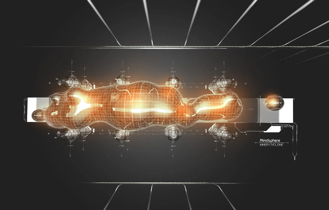 Photo wallpaper grey, Nintendo, inner, Cyclone