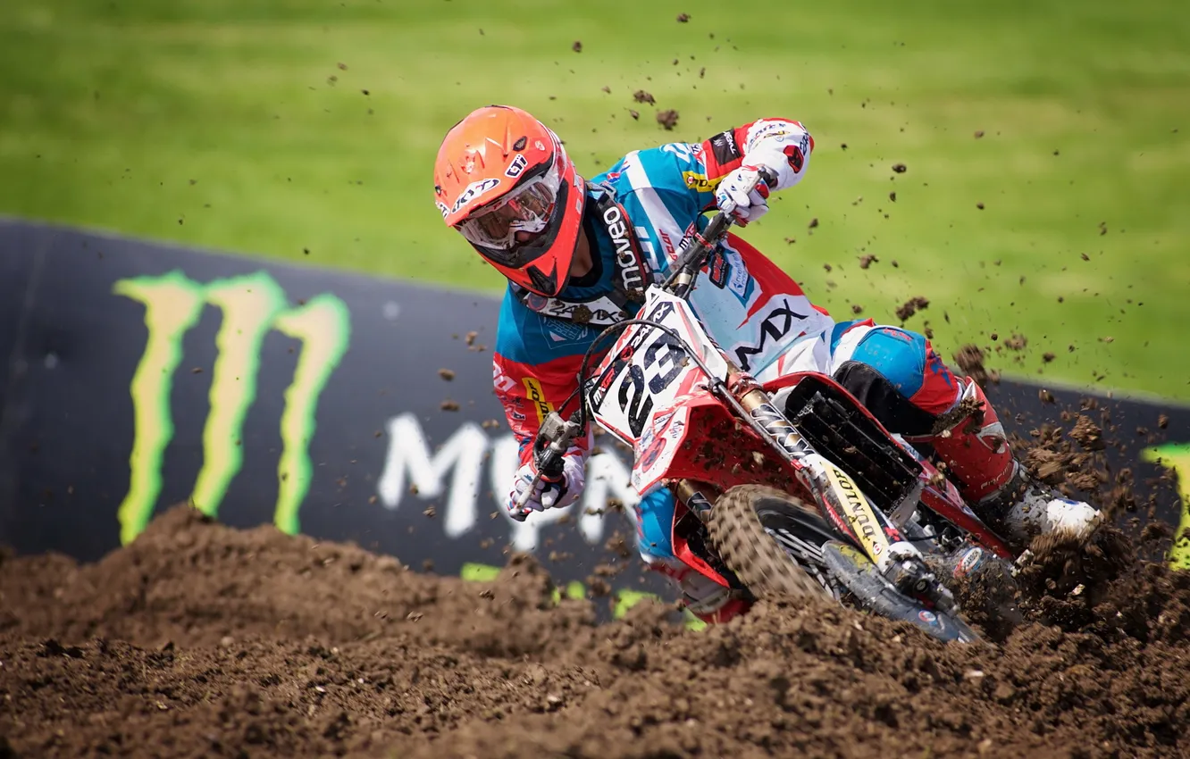 Photo wallpaper race, sport, motorcycle