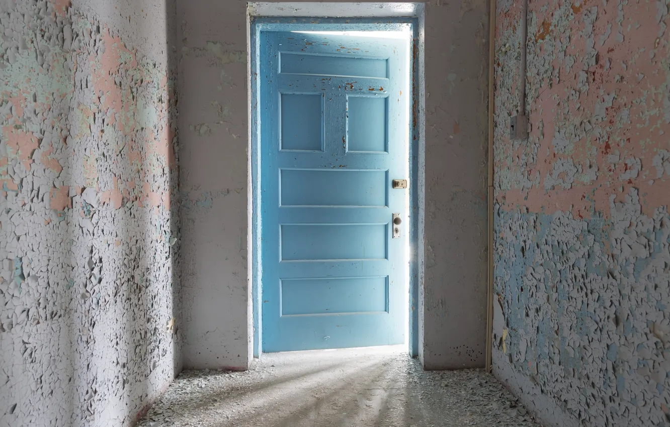 Photo wallpaper background, room, the door