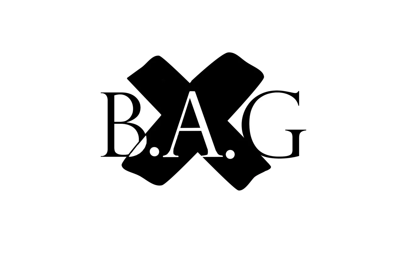 Photo wallpaper abstract, abbreviation, bag, minimalism