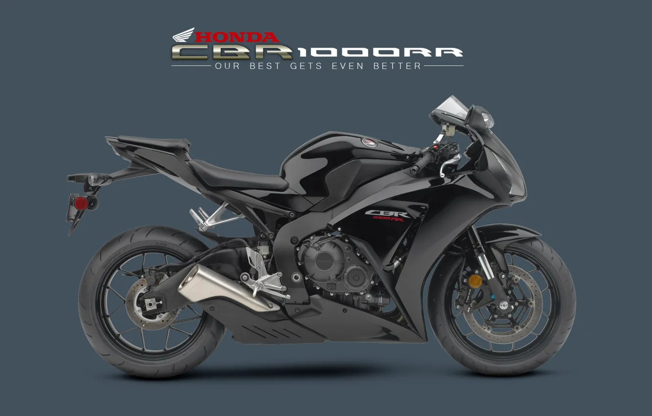 Photo wallpaper Honda, CBR1000RR, Black