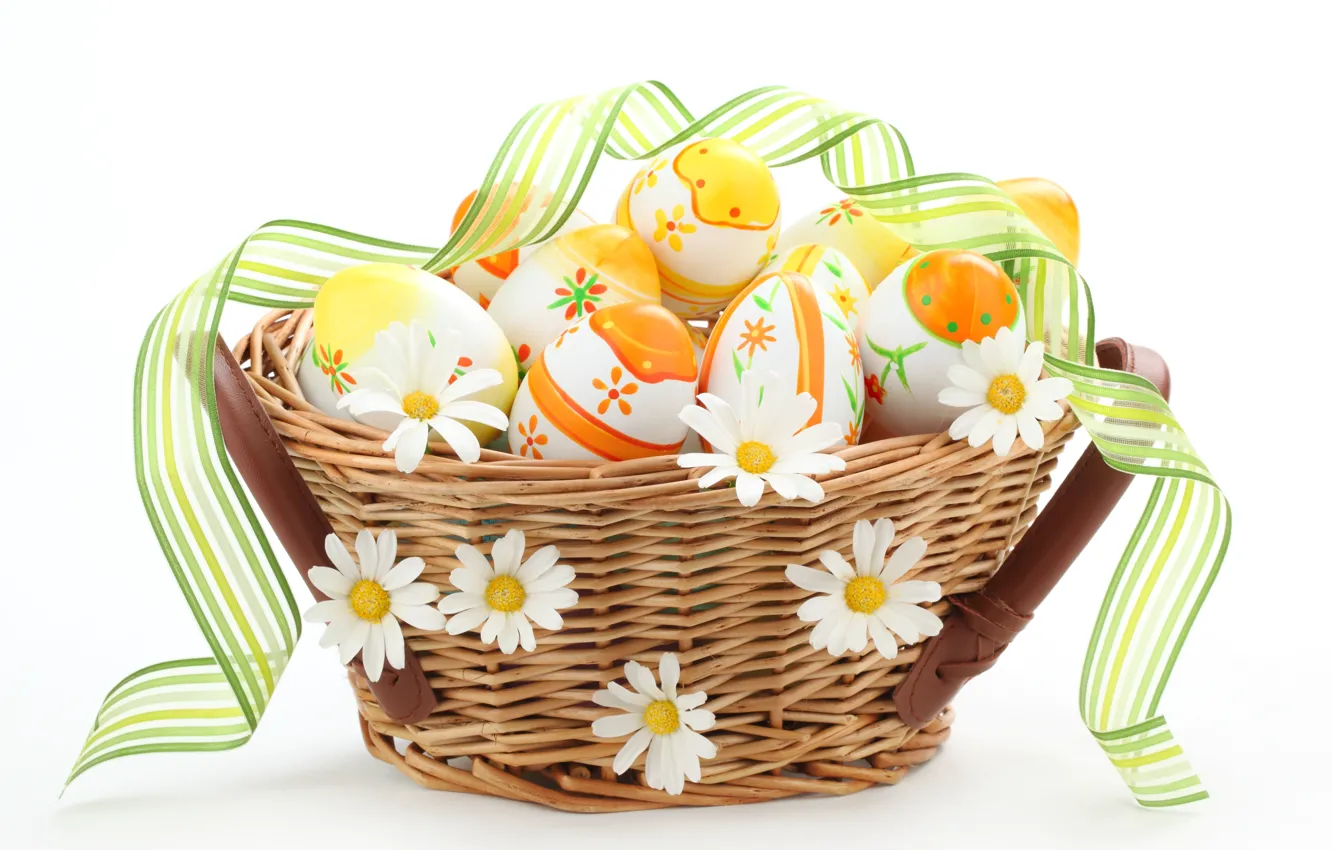 Photo wallpaper eggs, Easter, Easter eggs