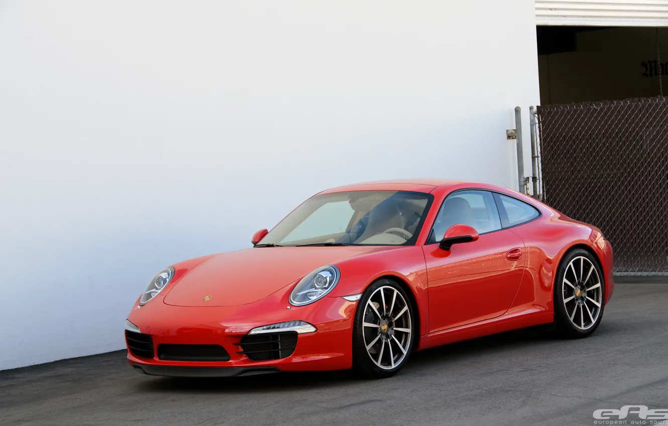 Photo wallpaper 911, Porsche, 991, H&ampamp;R, Springs