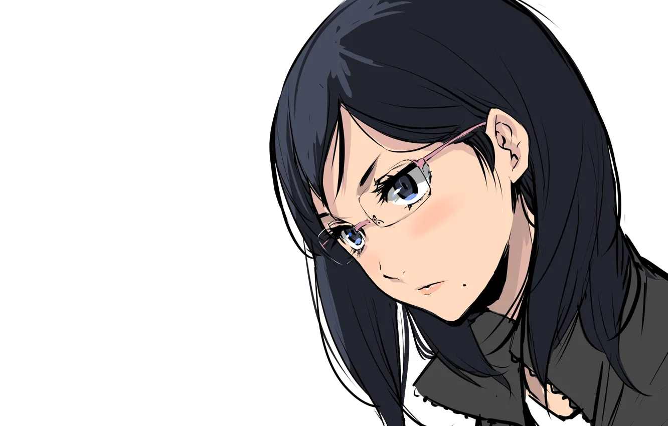 Photo wallpaper girl, face, volleyball, HAIKYUU, Shimizu Kyoko