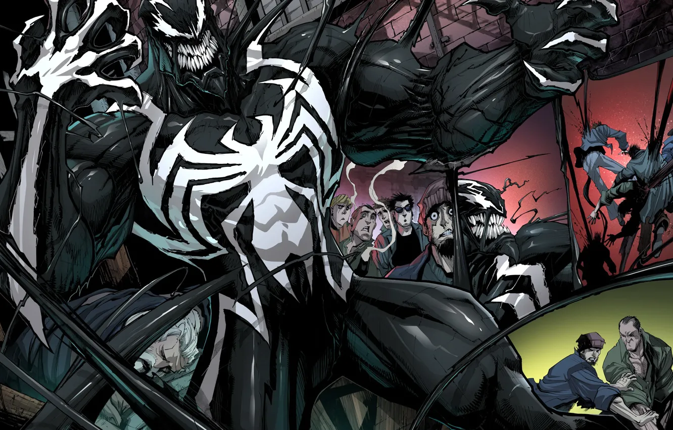 Photo wallpaper marvel, comics, venom, venom