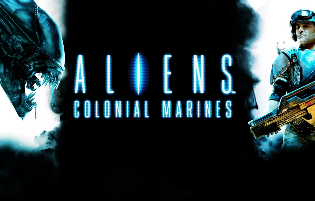 Photo wallpaper people, logo, Stranger, logo, alien colonial marines