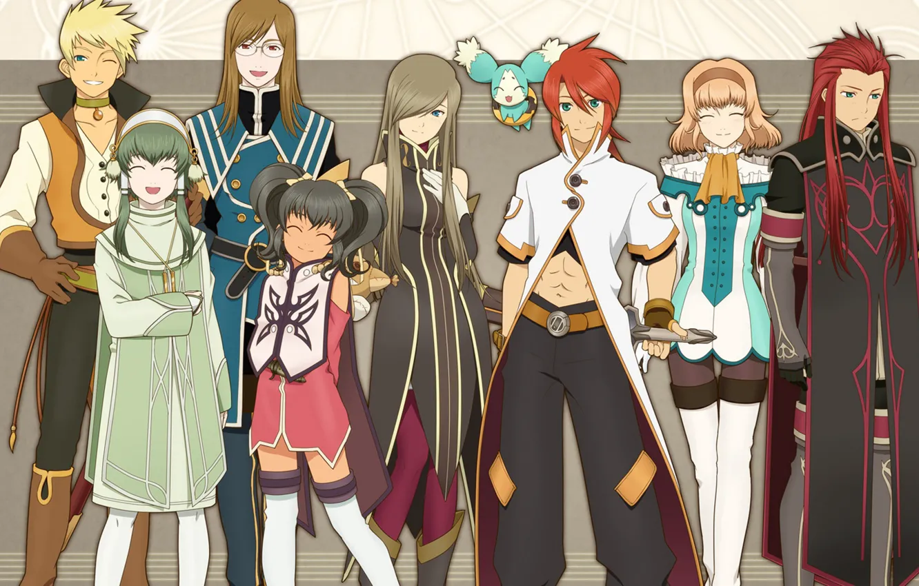 Photo wallpaper anime, art, characters, Tales of the Abyss
