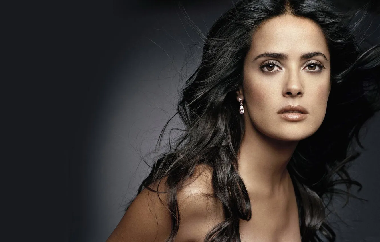 Photo wallpaper girl, brunette, Salma Hayek, Salma hike