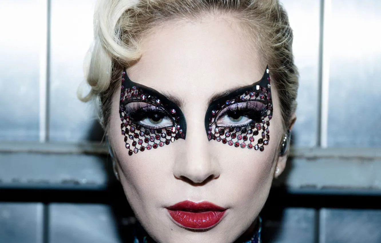 Photo wallpaper singer, Lady Gaga, shocking