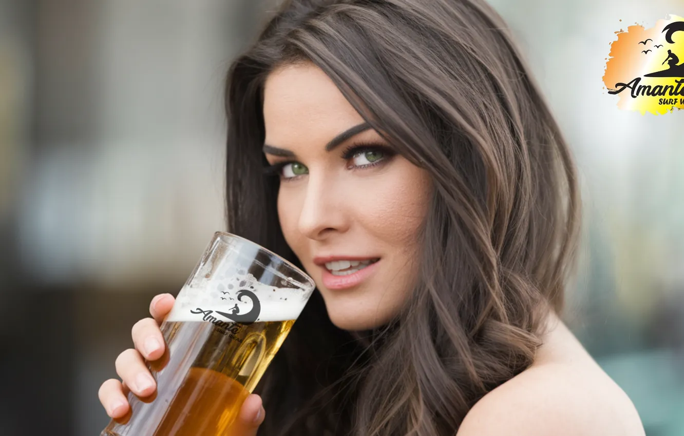 Photo wallpaper logo, Morena, LOVER, Woman