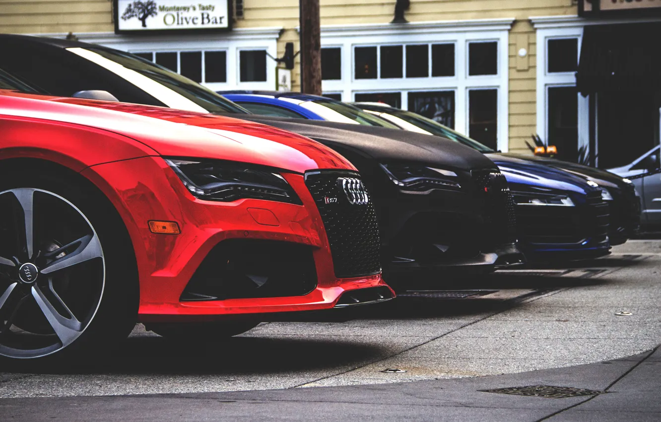 Photo wallpaper audi, rs7, audi collection