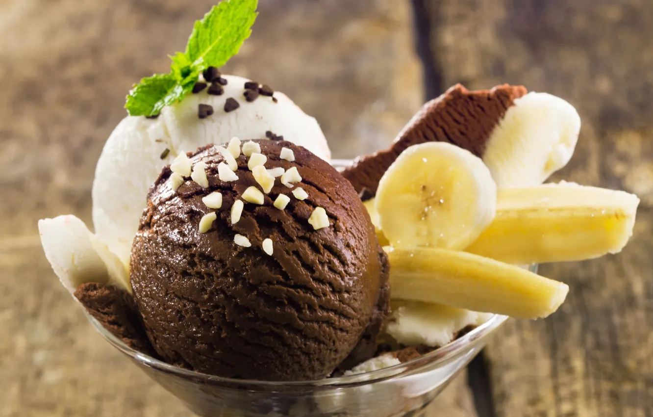 Photo wallpaper chocolate, ice cream, dessert, chocolate, sweet, dessert, ice cream