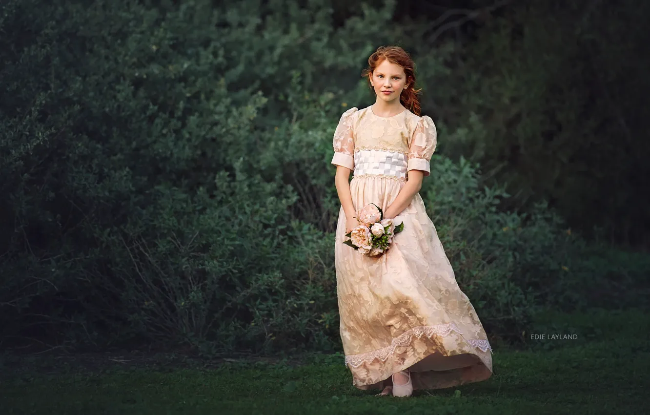 Photo wallpaper nature, mood, girl