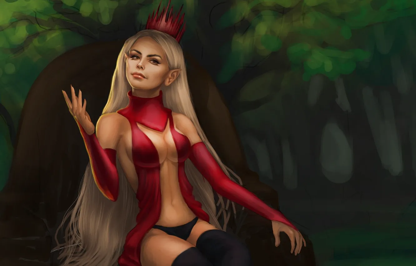 Photo wallpaper girl, smile, fantasy