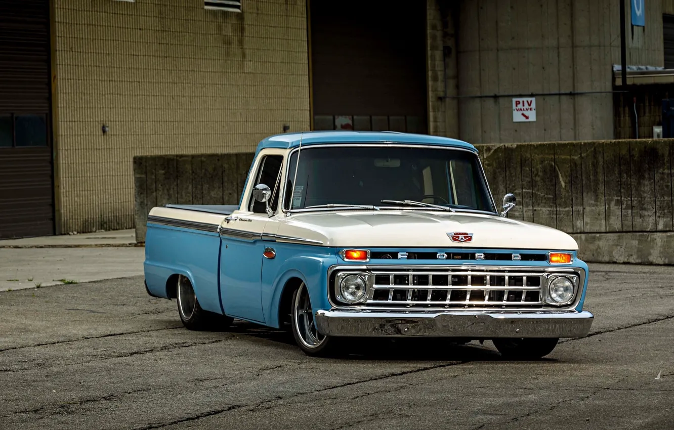 Photo wallpaper Ford, Wheels, F-100, ZX3P, Forgeline